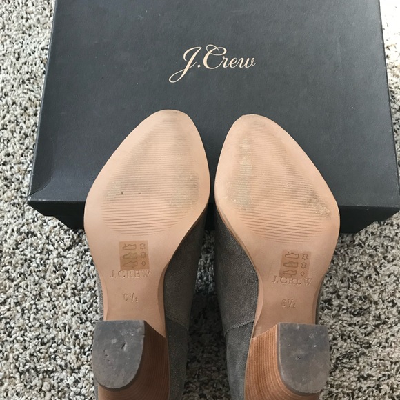 J.Crew Grey Suede Ankle Boots - Picture 5 of 8